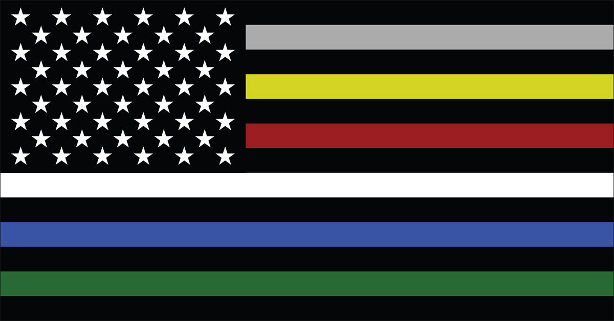 First responders flag