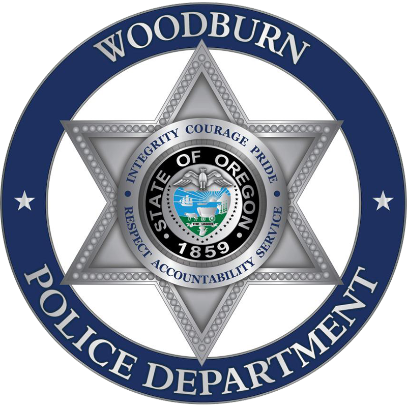 Woodburn Police Department badge